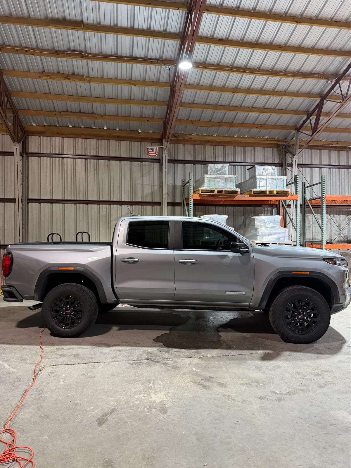 Same GMC Canyon after window tint