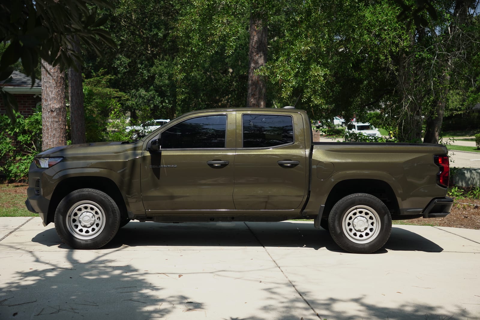 Chevrolet Colorado side profile with window tint
